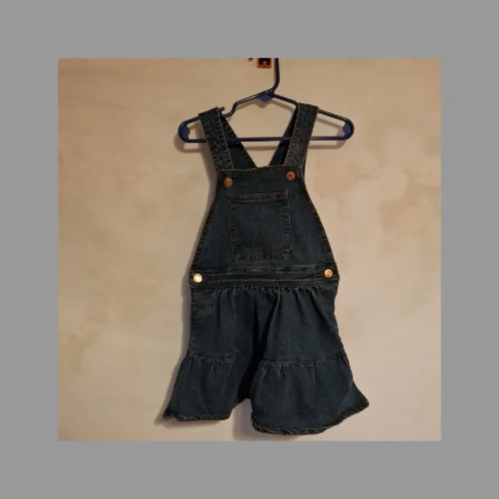 BCBG Girls Denim Overall Dress